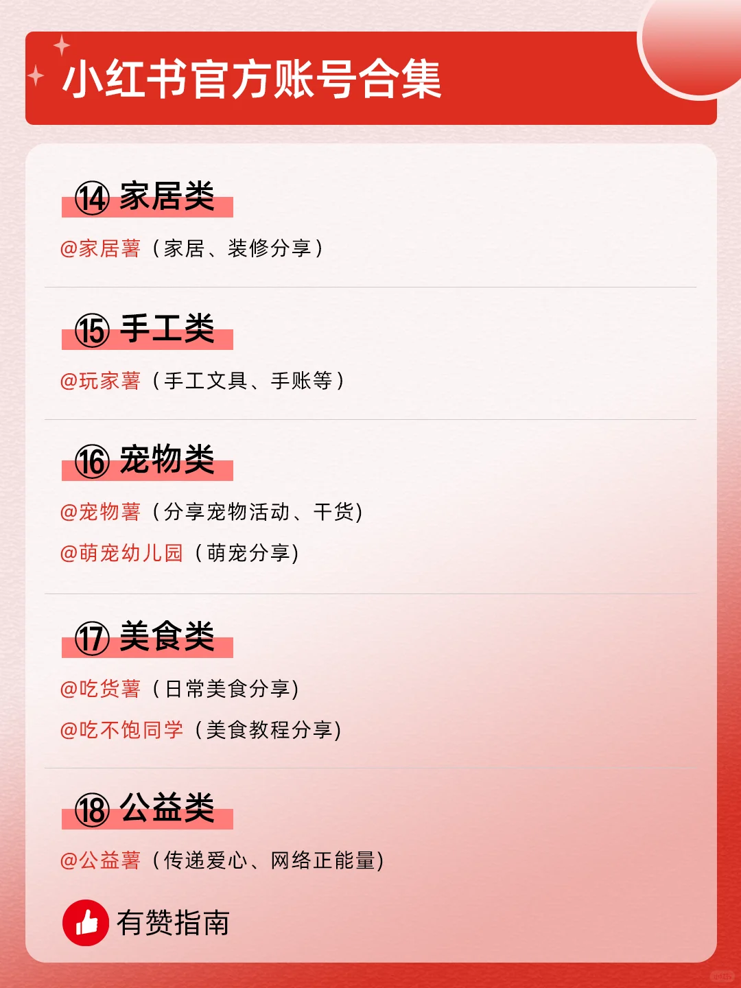 💯小红书官方号超全合集！新媒体运营必备