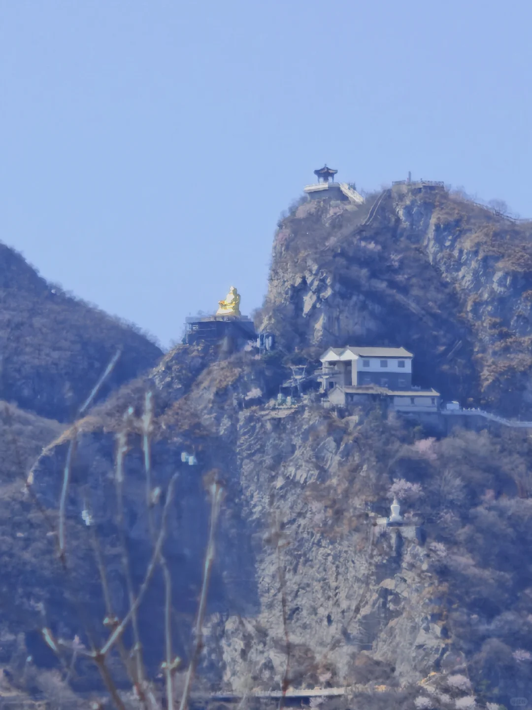 🌸京郊桃花秘境粉色暴击！戒台寺步道