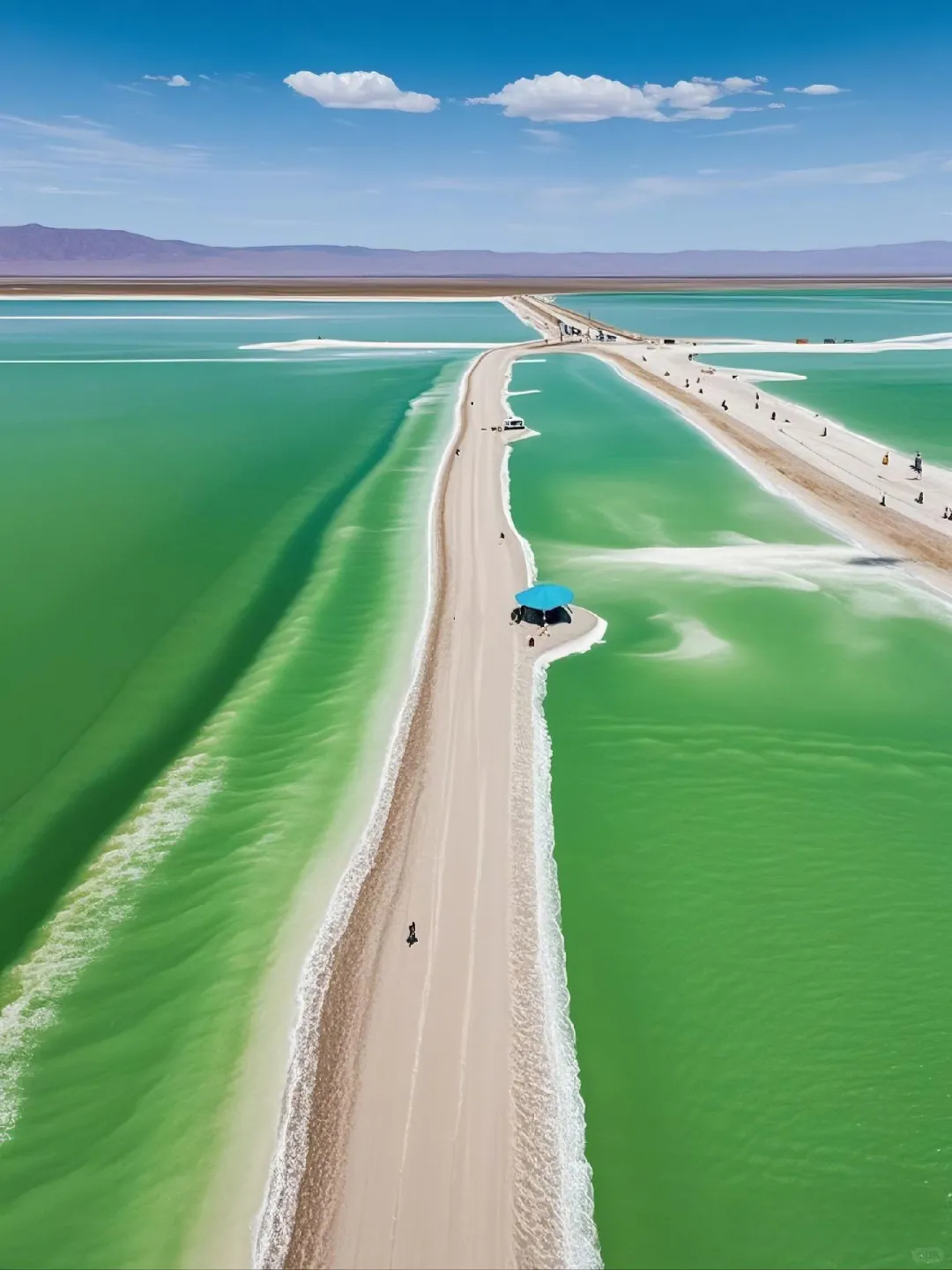 🌈 一眼万年!察尔汗盐湖,美到窒息❗❗