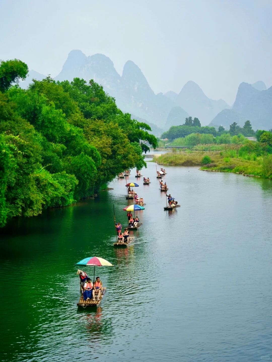 清明节看油菜花，阳朔后劲真的太大了