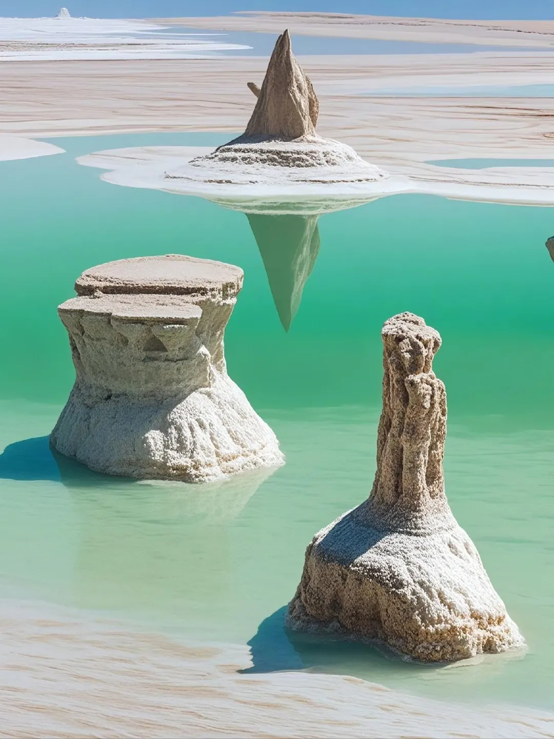 🌈 一眼万年!察尔汗盐湖,美到窒息❗❗