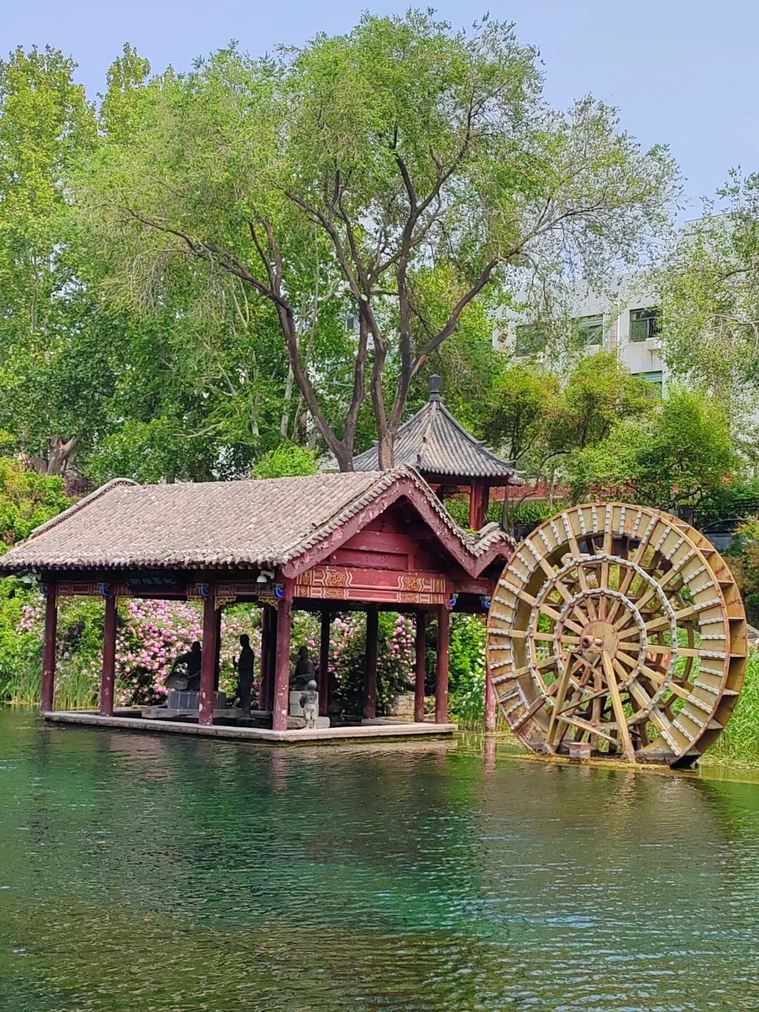 济南护城河水磨坊｜亲水栈道🌲绿意盎然