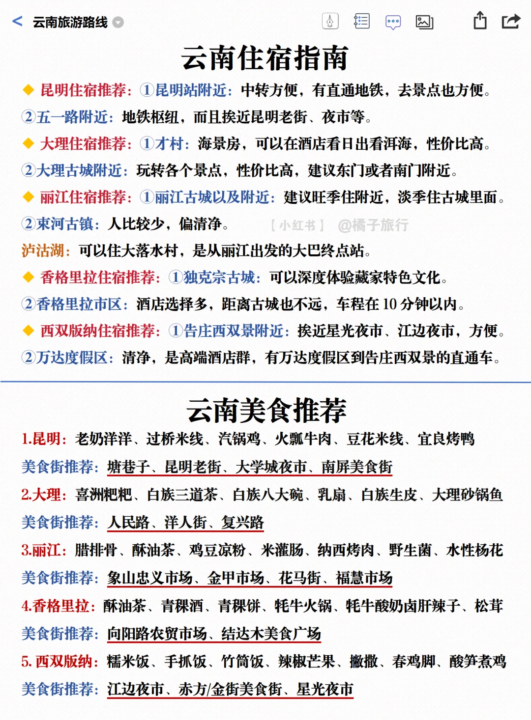 云南旅游攻略｜计划来的姐妹👭提前码住