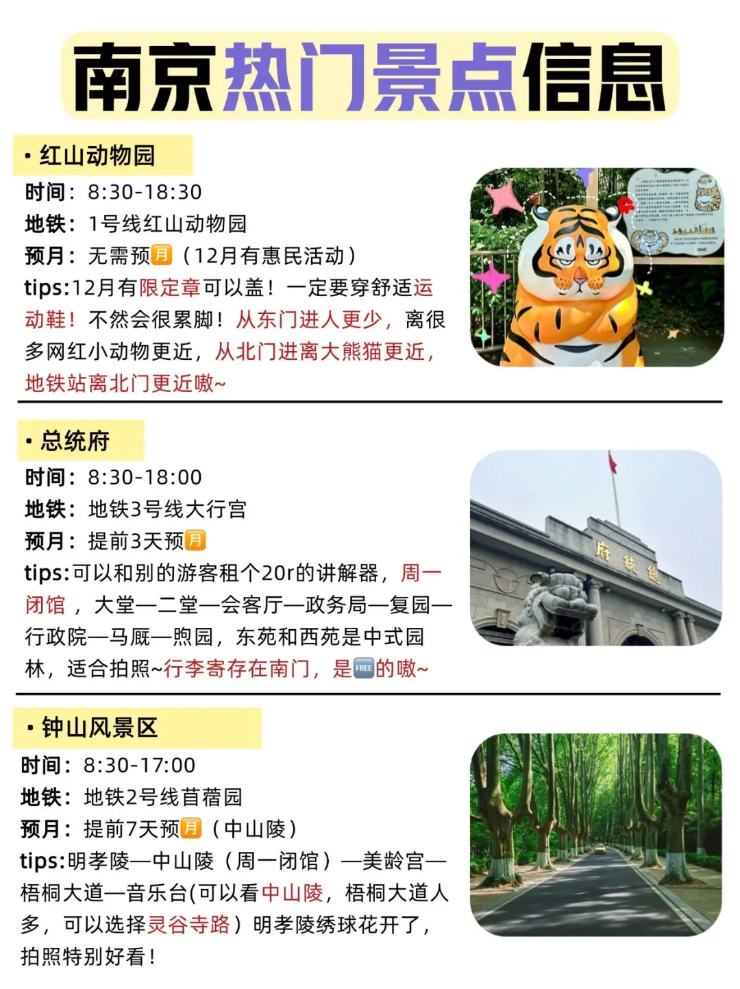 J人男友做的南京旅游攻略，好牛啊（已实践版）