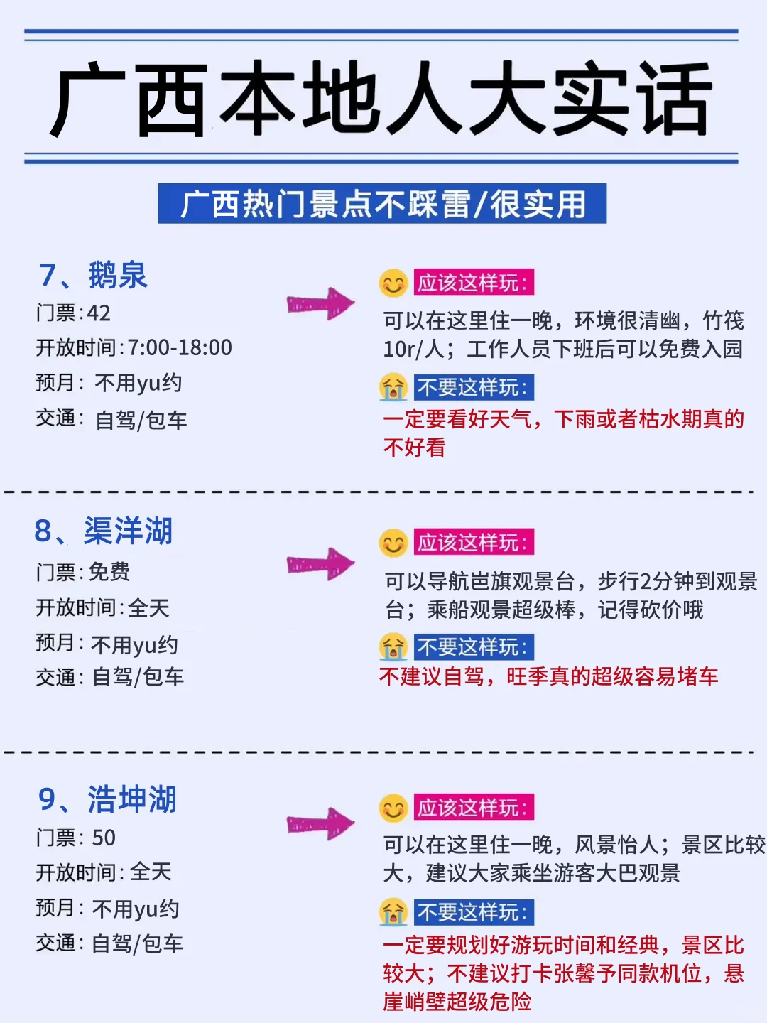 广西会惩罚每一个不做景点攻略的P人😫