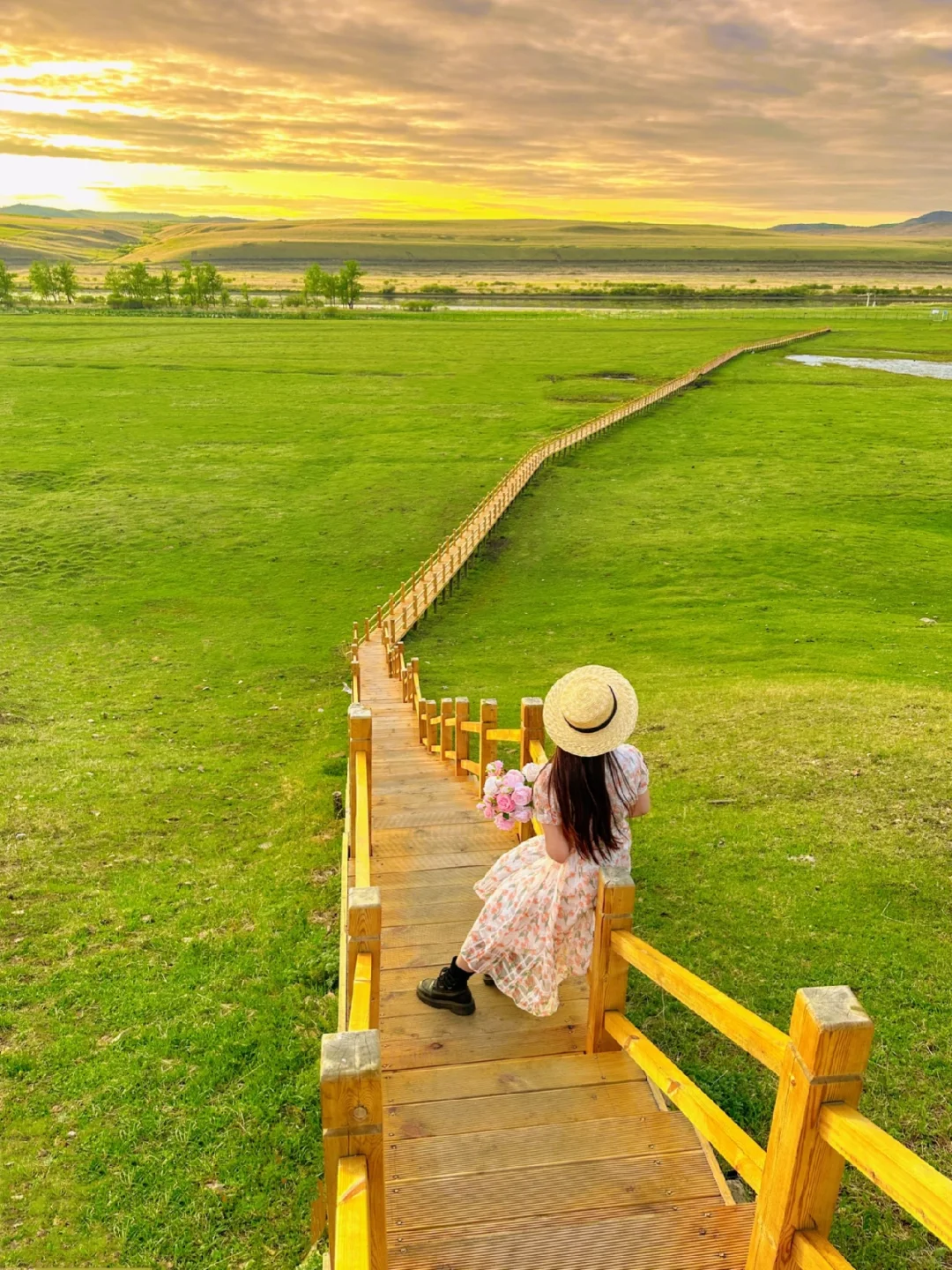 “我这一生,总有一个夏天要留给呼伦贝尔‼️”