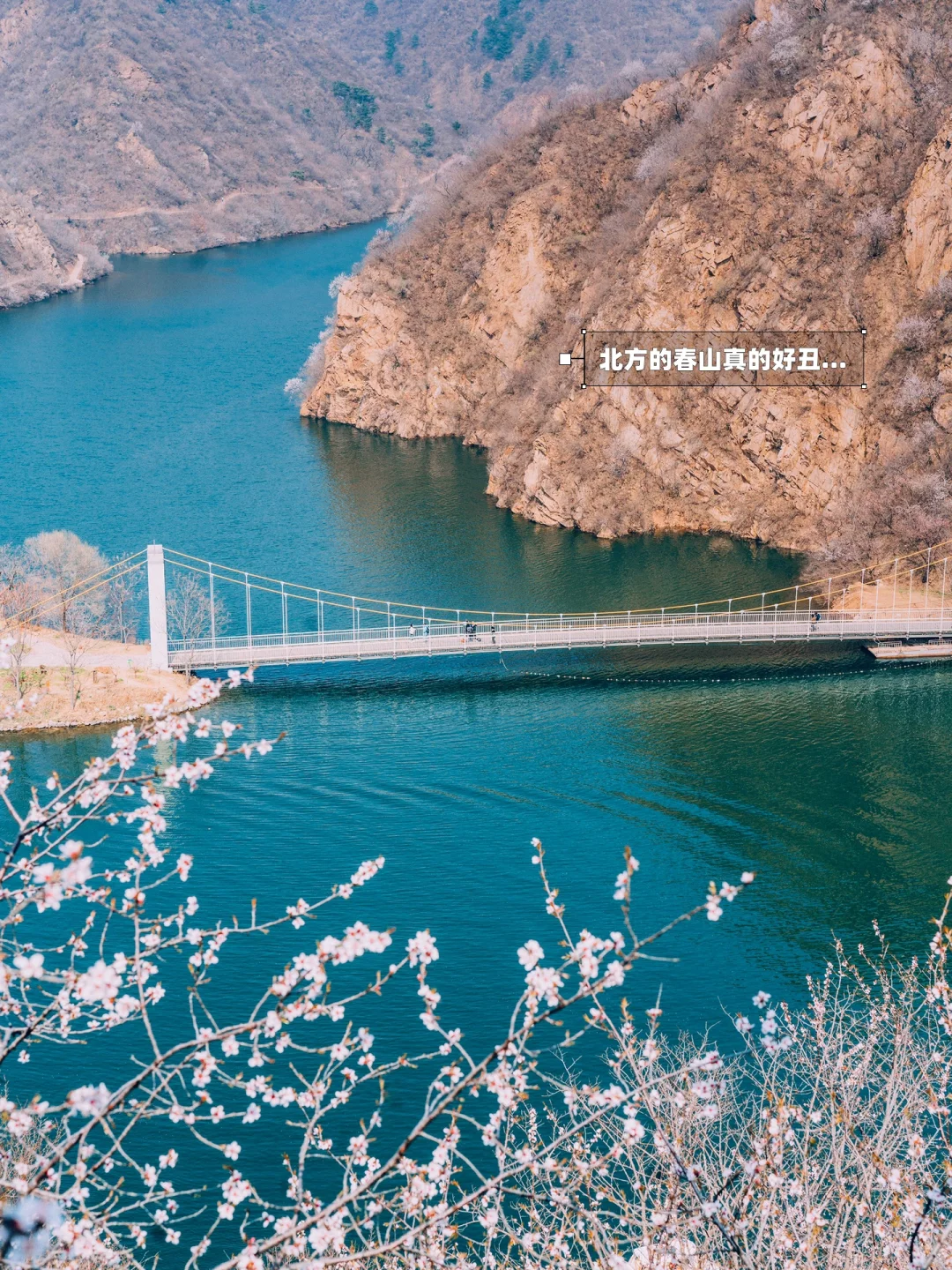 清明去京郊❗️山桃花➕长城➕湖泊，附线路攻略