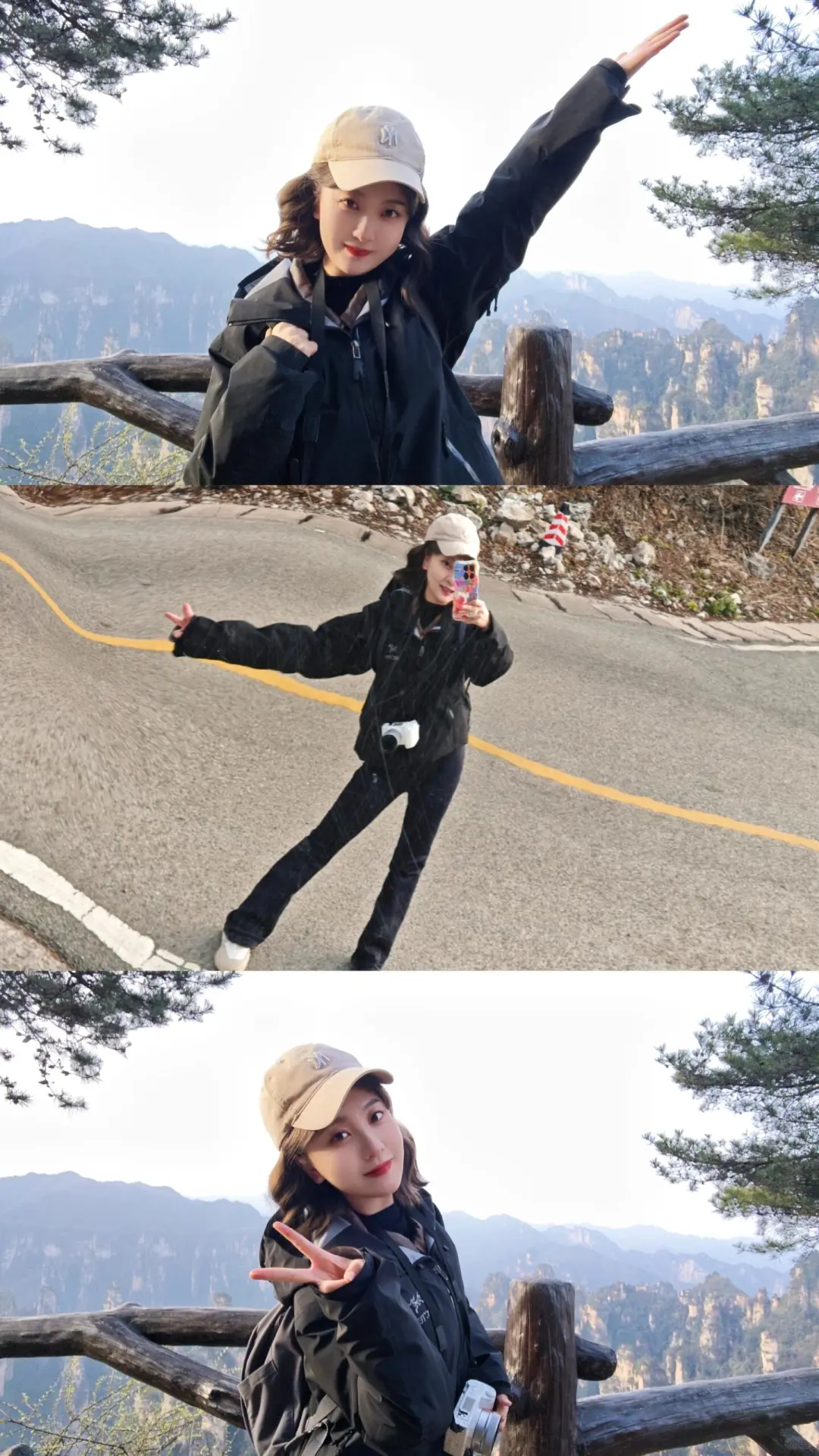 都感叹张家界山峰险峻，谁又知工人的勇气