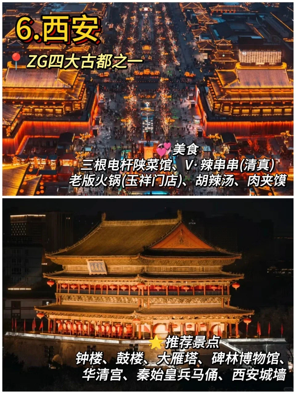 国内蕞适合穷游的8⃣️个城市‼️便宜又好