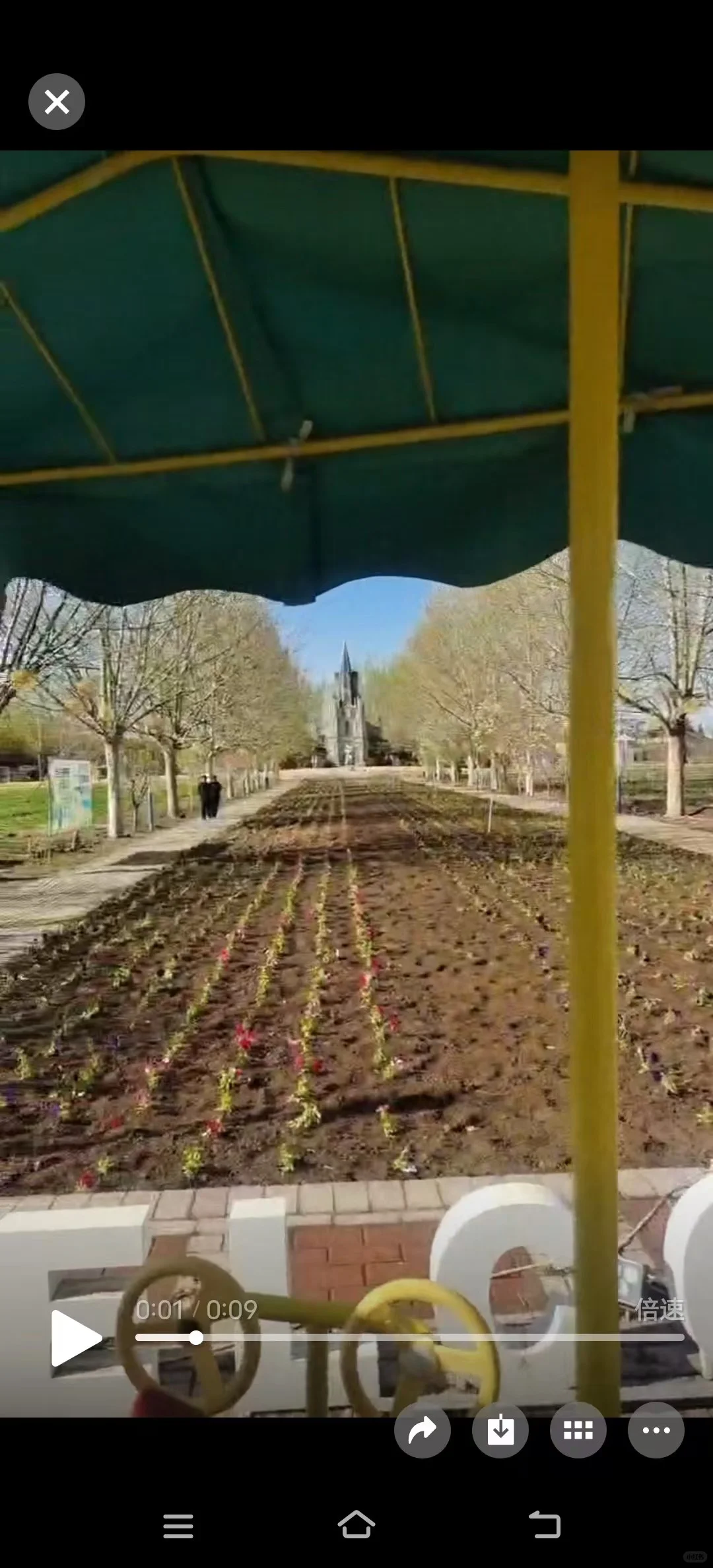 太雷人了🌚景区宣传实际对比图