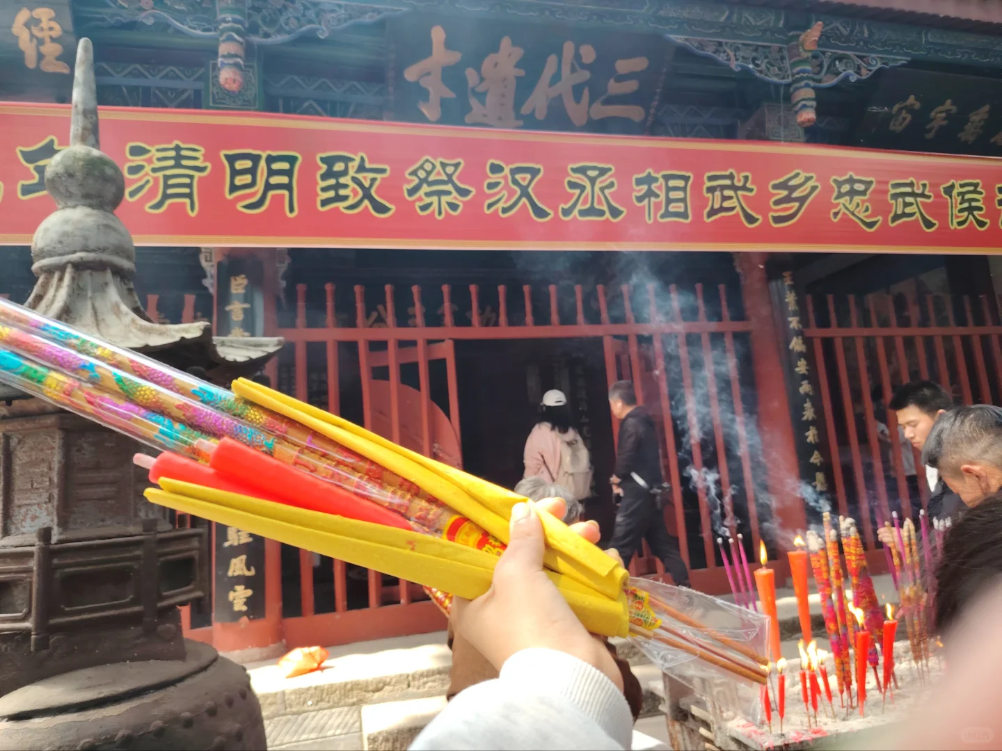 清明节的武侯墓（丞相千古