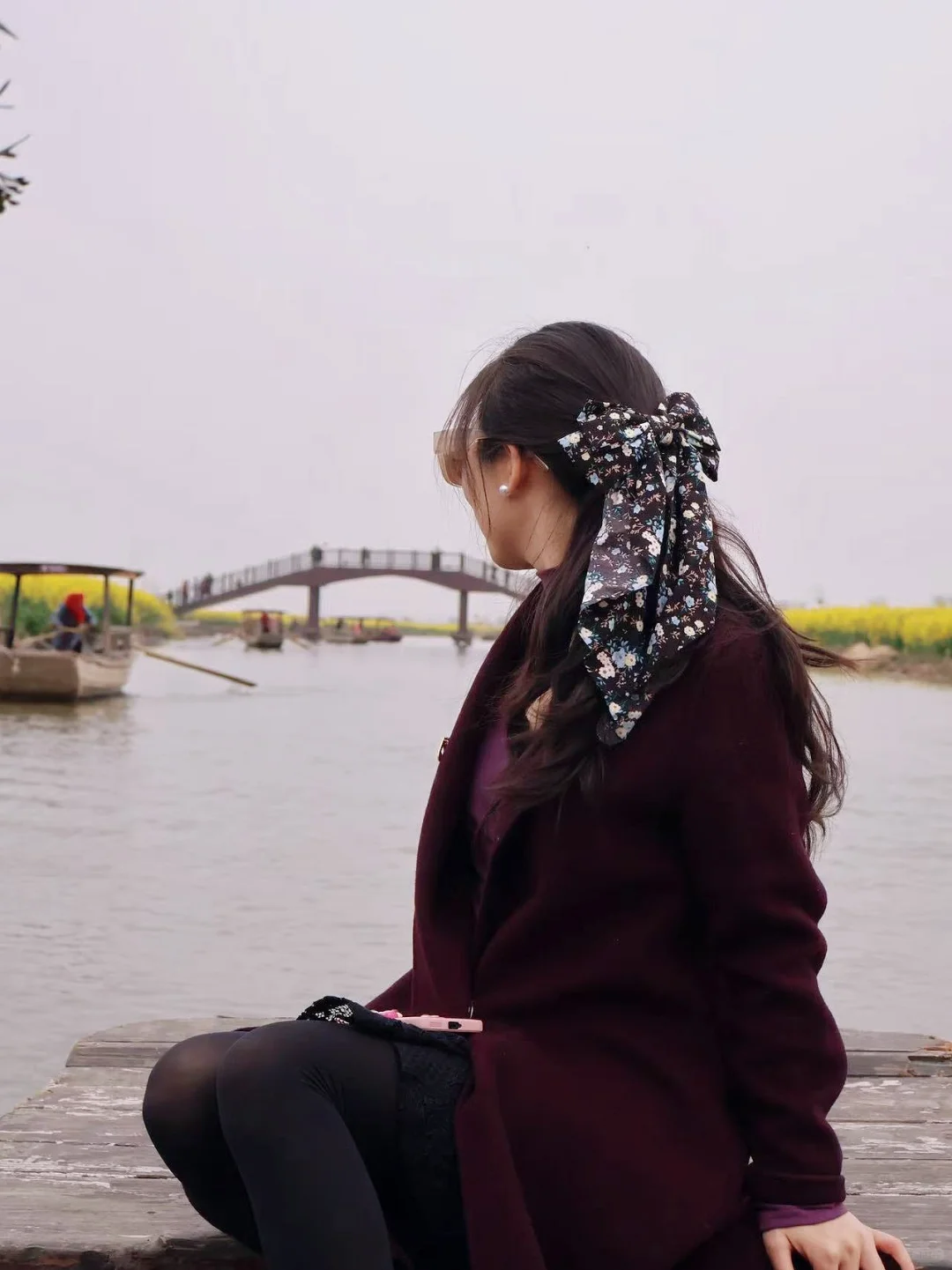 清明去了千垛菜花景区，我觉得很美