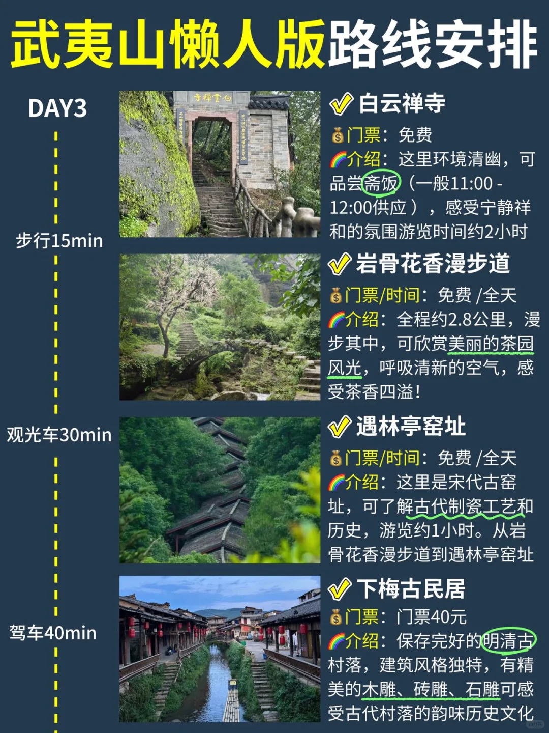 武夷山躺平式旅游攻略✅适合懒人！
