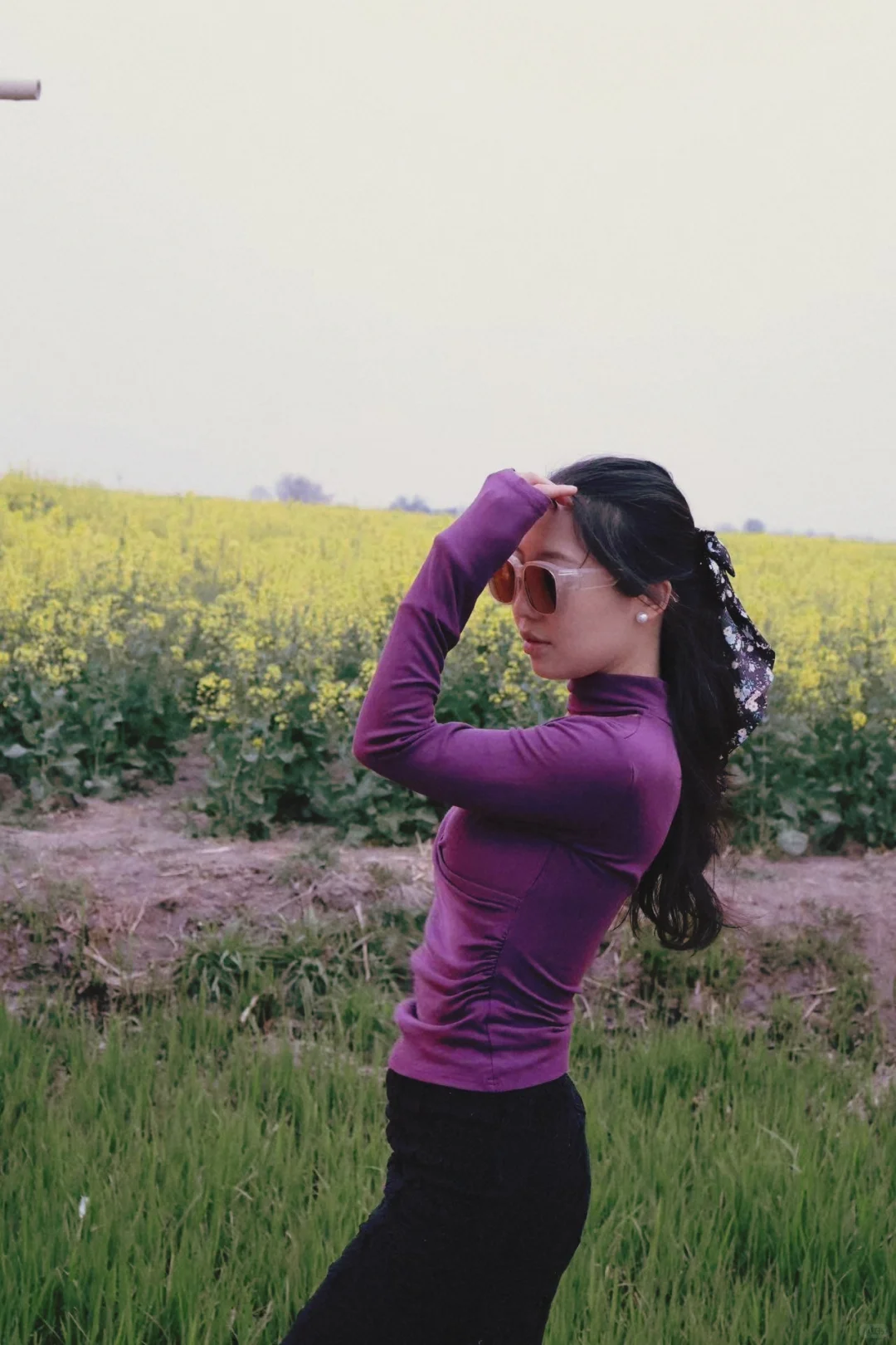 清明去了千垛菜花景区，我觉得很美