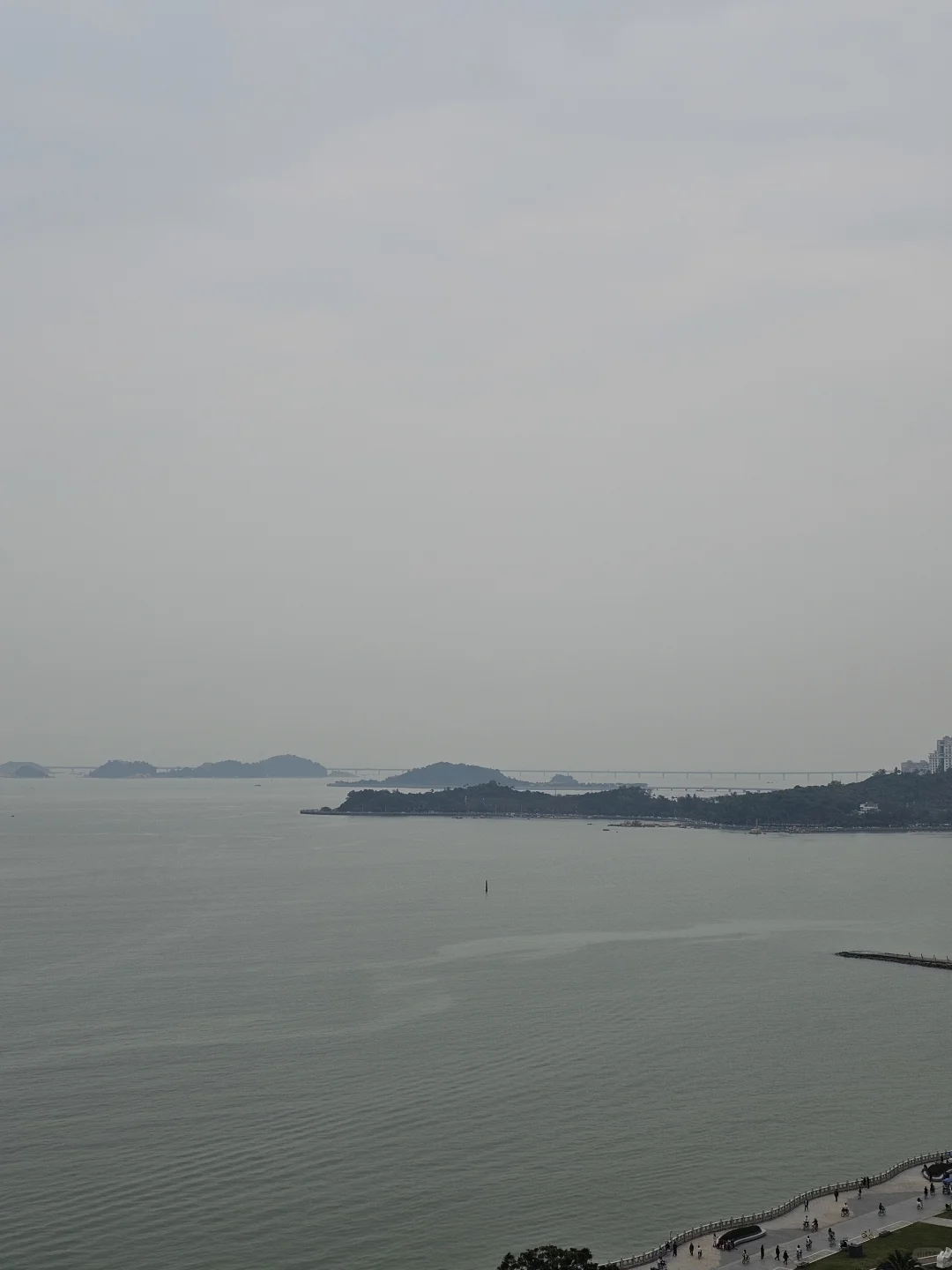 6日珠海景区早间多云➕海面6级阵风❌无日出