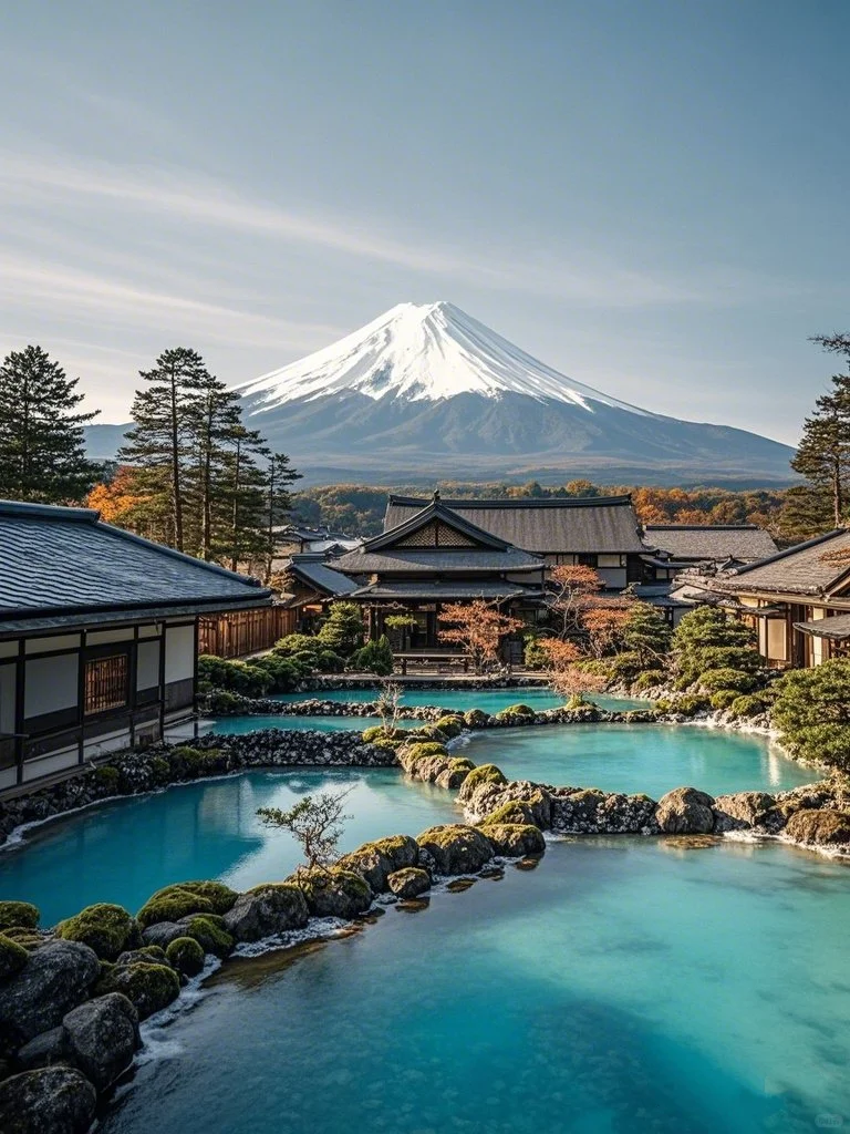 🌸 日本忍野八海｜富士山下的绝美秘境
