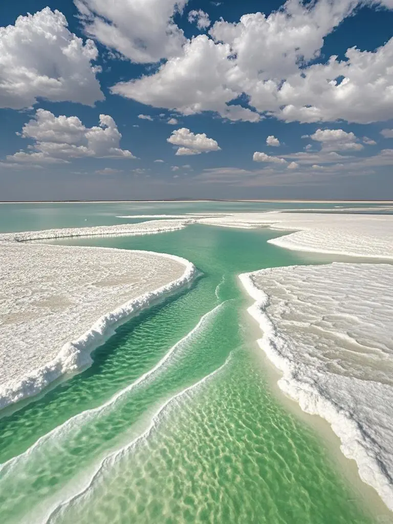 🌊 察尔汗盐湖：今年最震撼的自然奇观