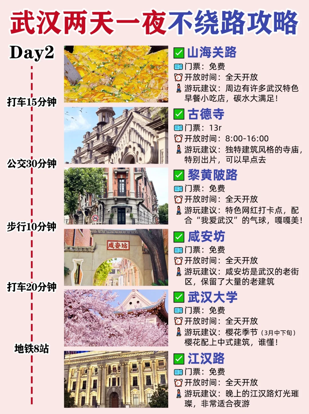 📍【 武汉 】2天1晚旅游攻略‼️轻松拿捏🤏🏻