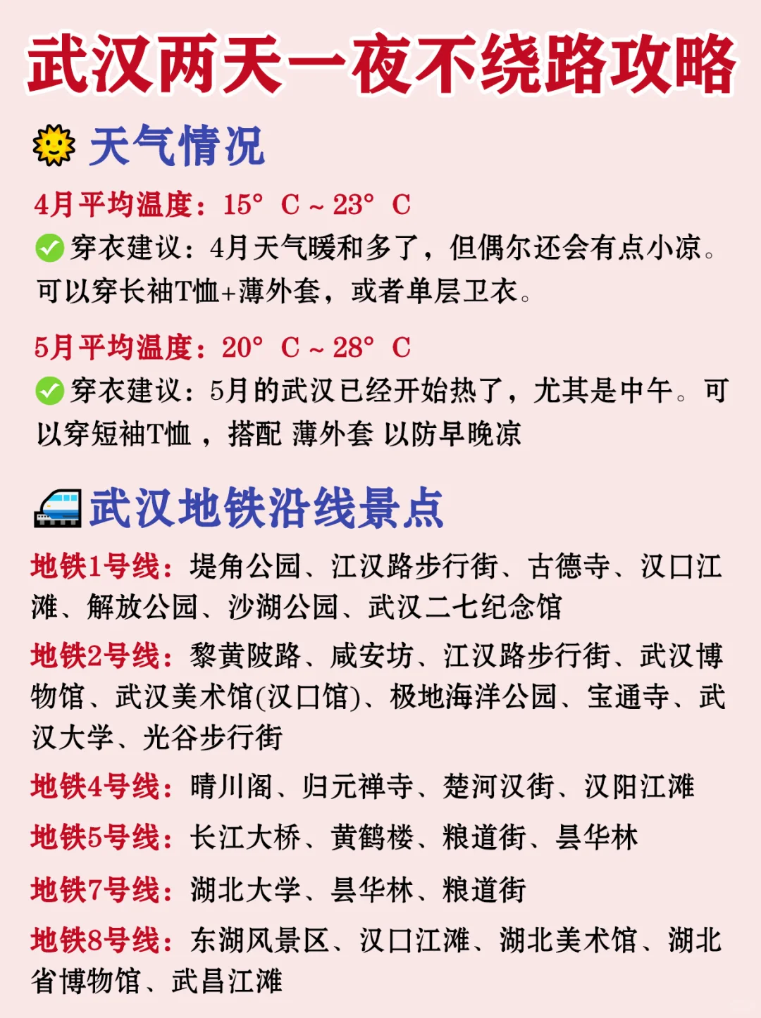 📍【 武汉 】2天1晚旅游攻略‼️轻松拿捏🤏🏻