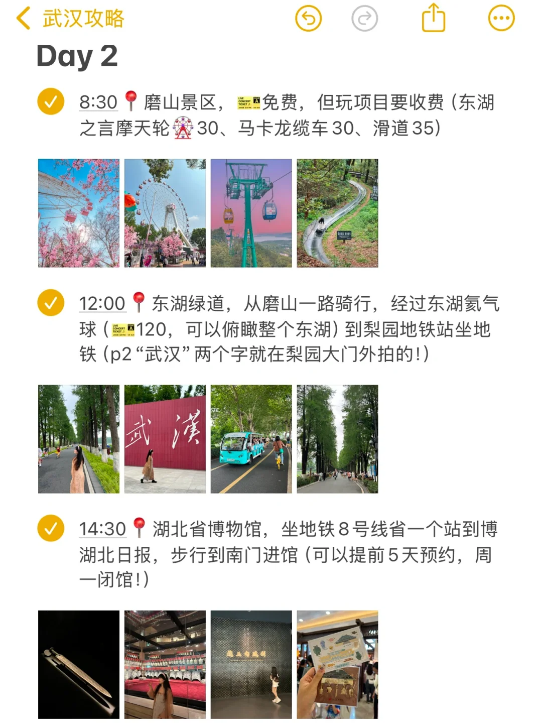 对自己做的武汉🌸攻略满意得睡不着…🥹🥹