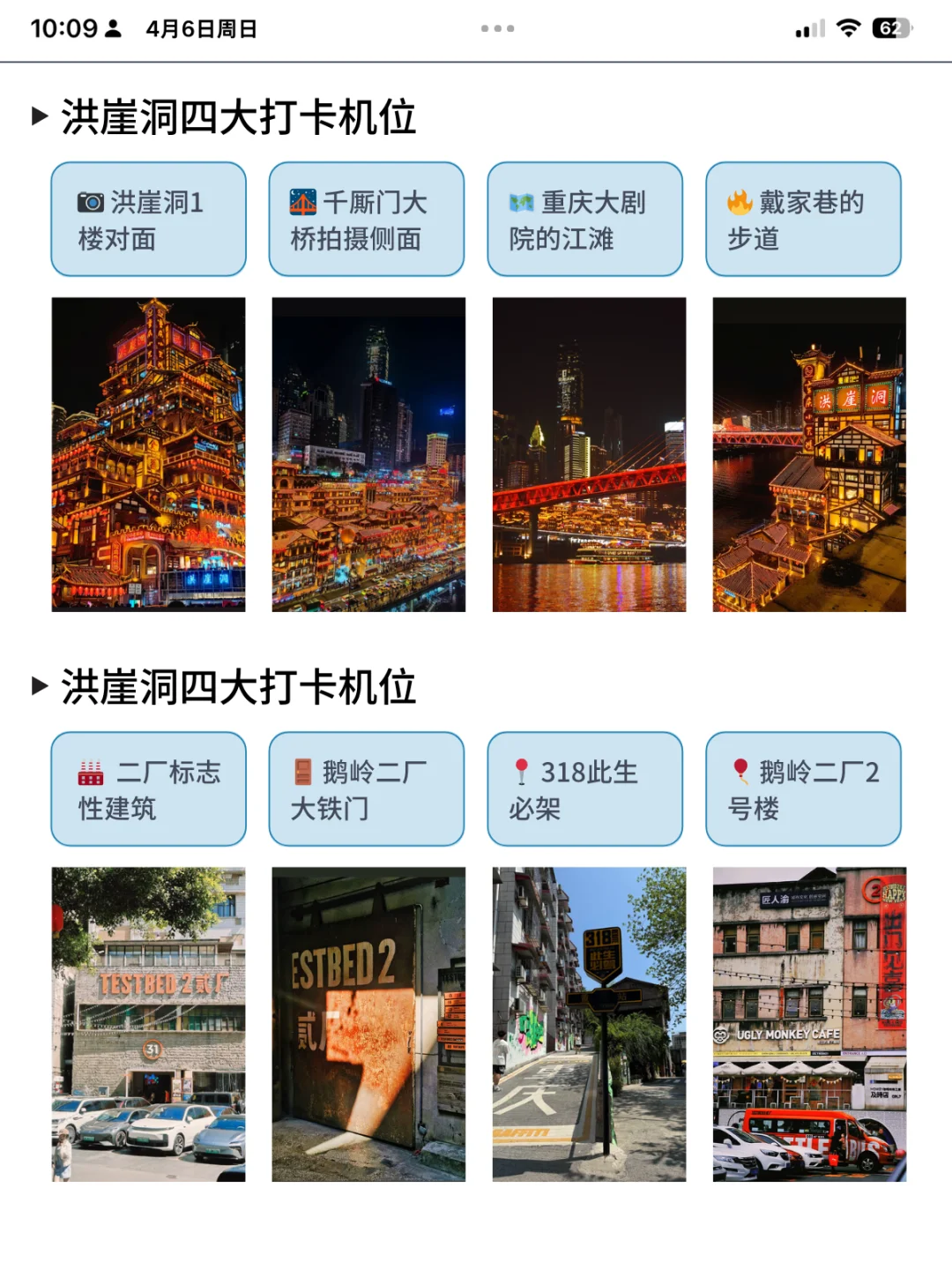 真的被J人朋友做的重庆旅游攻略惊呆了😱