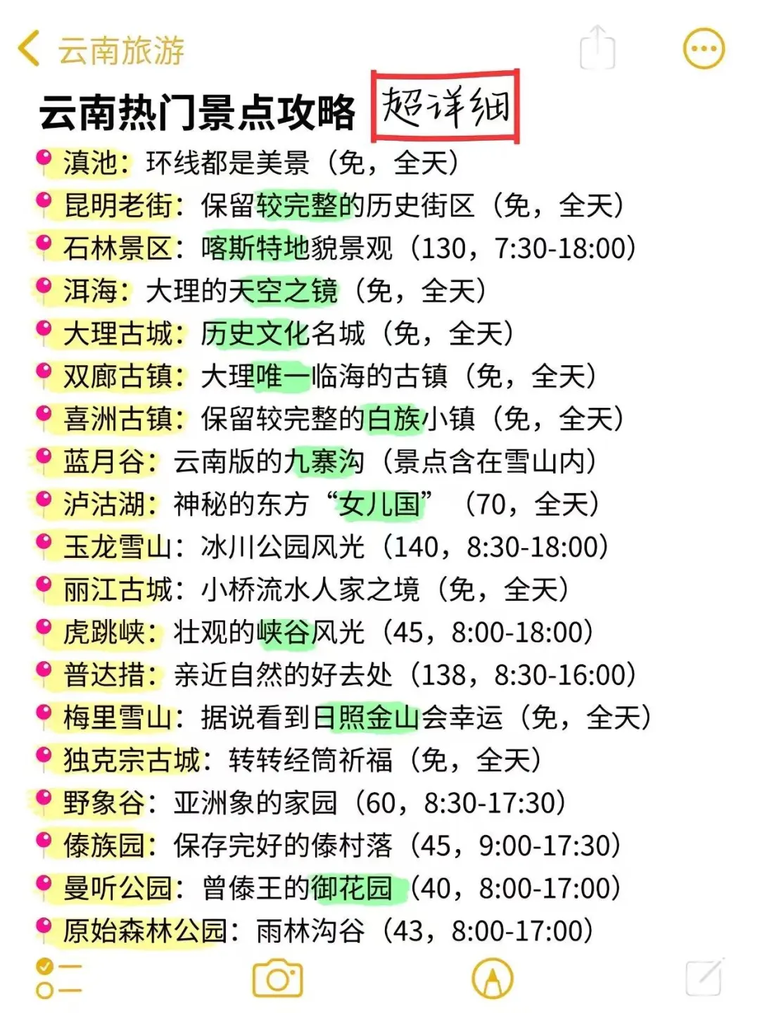 云南去了七八次，我能说的就这些了……