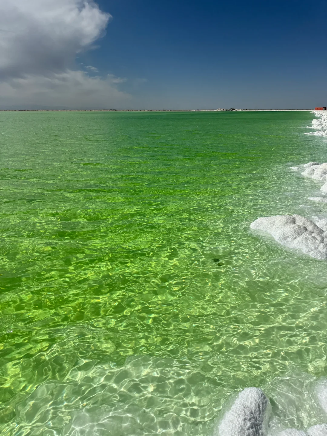 国庆察尔汗盐湖live图！！无滤镜！美得太炸裂