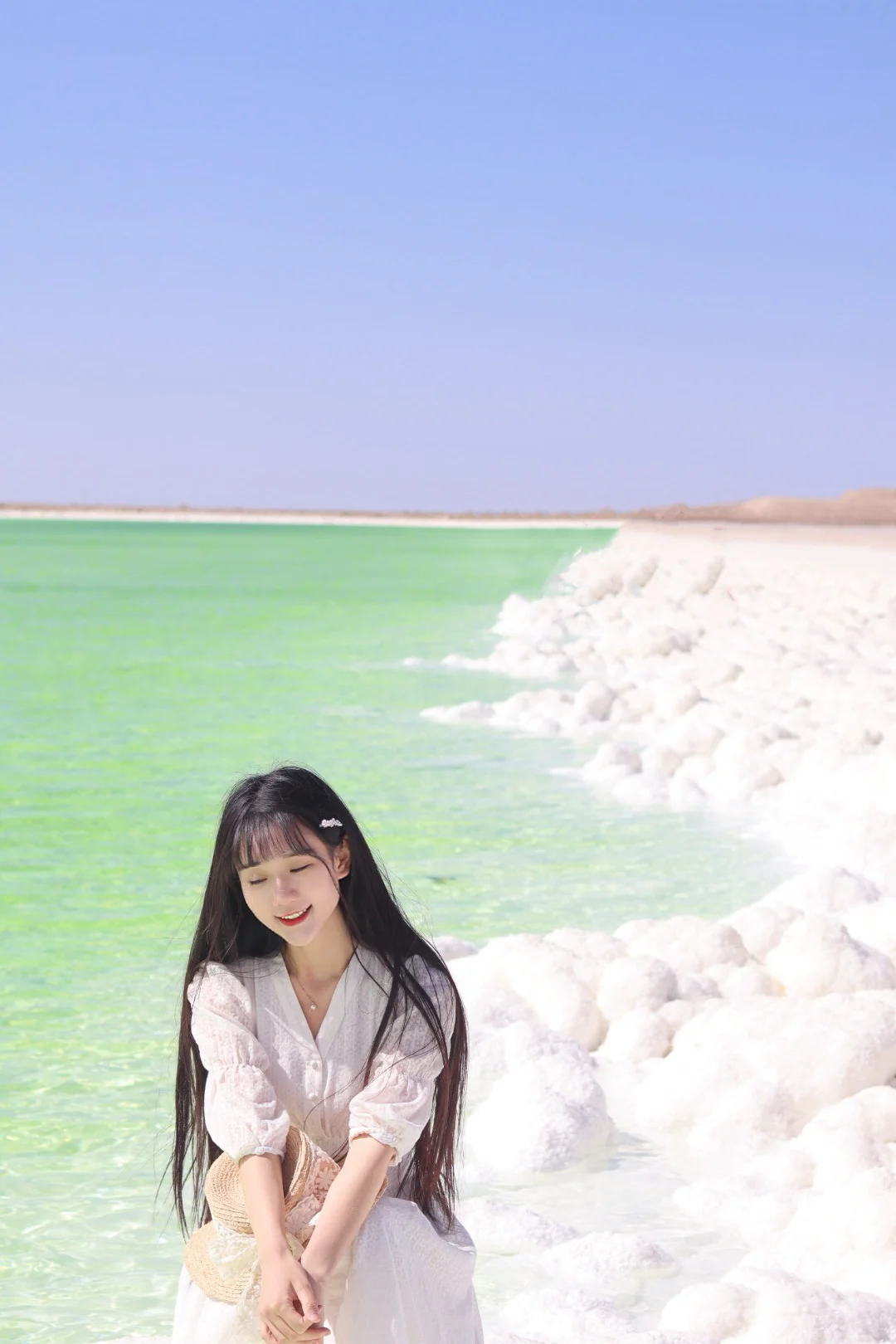 国庆察尔汗盐湖live图！！无滤镜！美得太炸裂