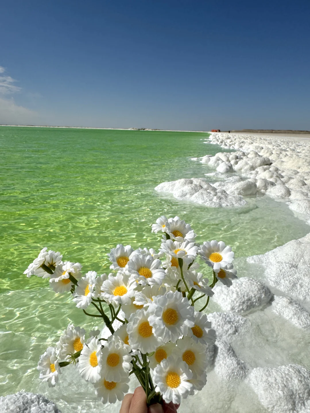 国庆察尔汗盐湖live图！！无滤镜！美得太炸裂