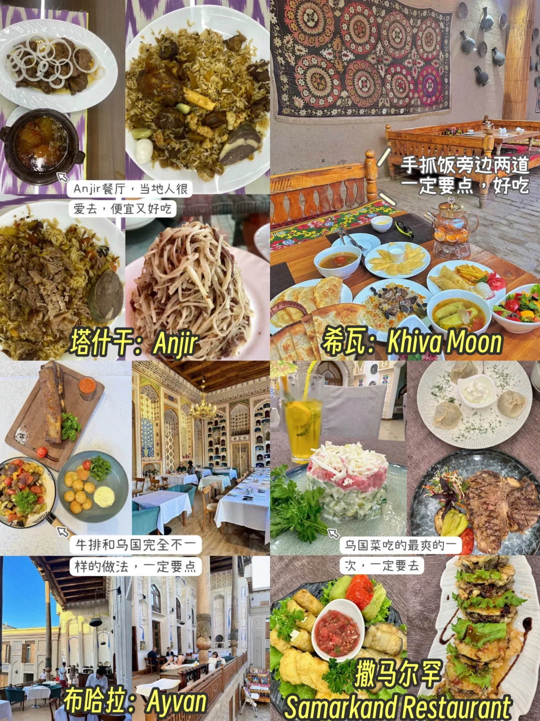 乌兹别克斯坦旅游攻略，10天9晚总消费2451元