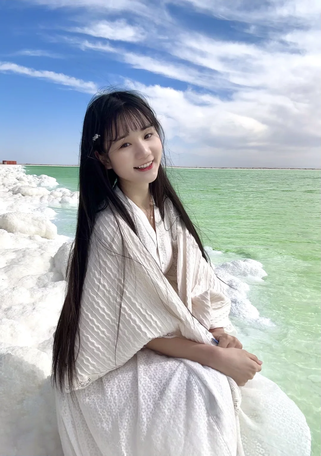 国庆察尔汗盐湖live图！！无滤镜！美得太炸裂