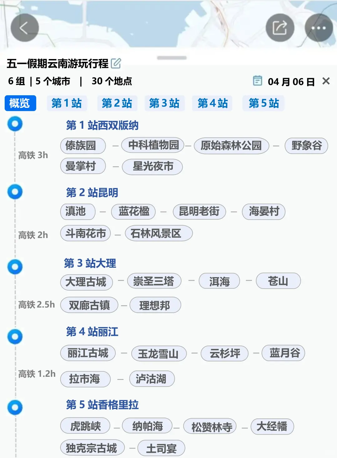 J人好恐怖啊😱…闺蜜做的云南旅游攻略