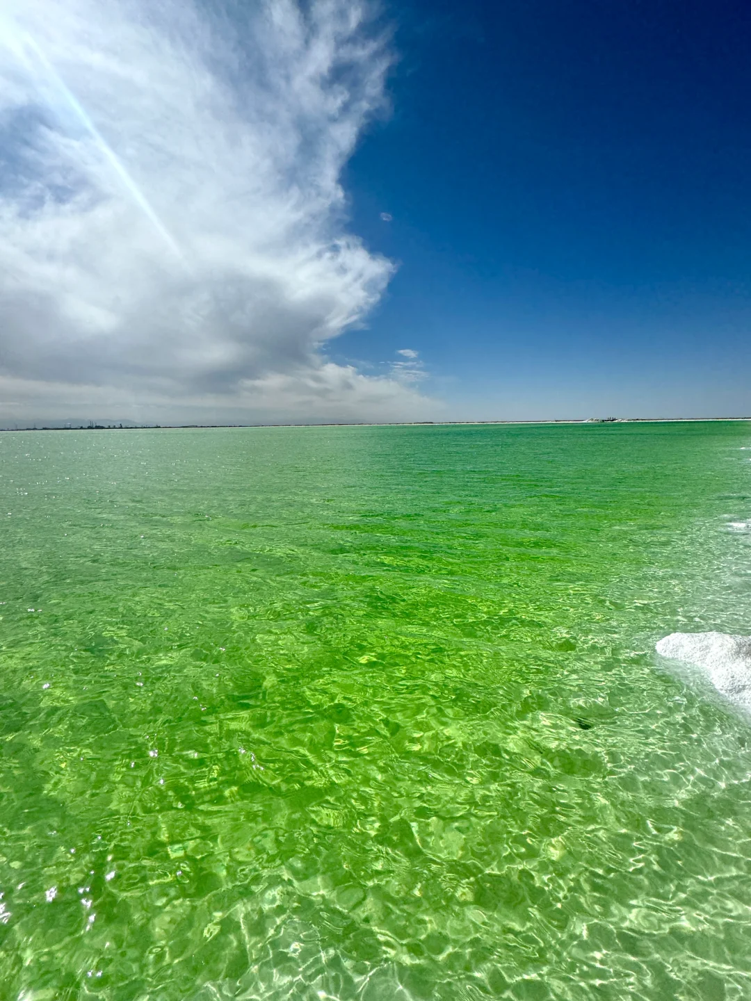 国庆察尔汗盐湖live图！！无滤镜！美得太炸裂