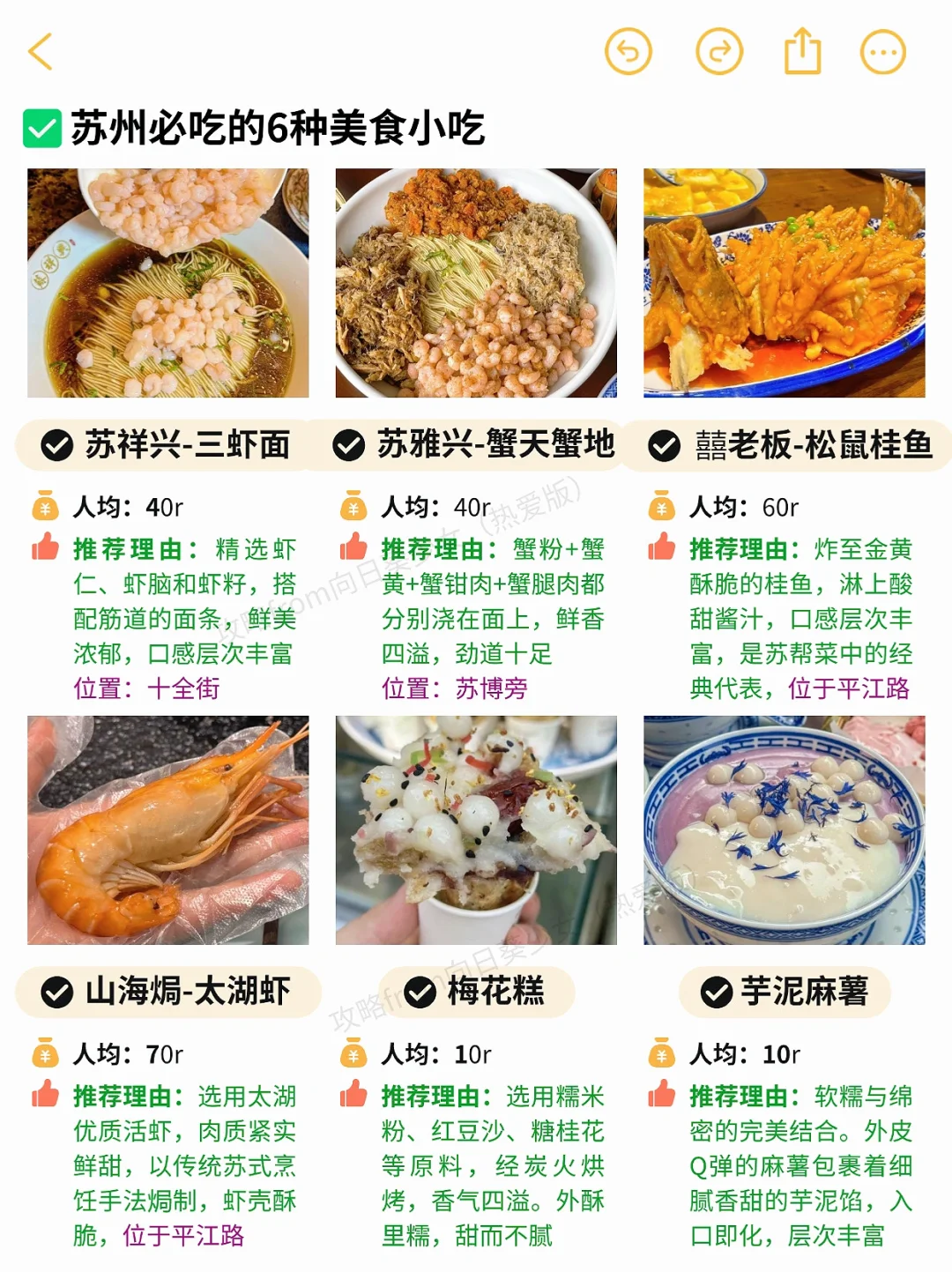 J人好恐怖啊…被闺蜜做的苏州旅游攻略震惊