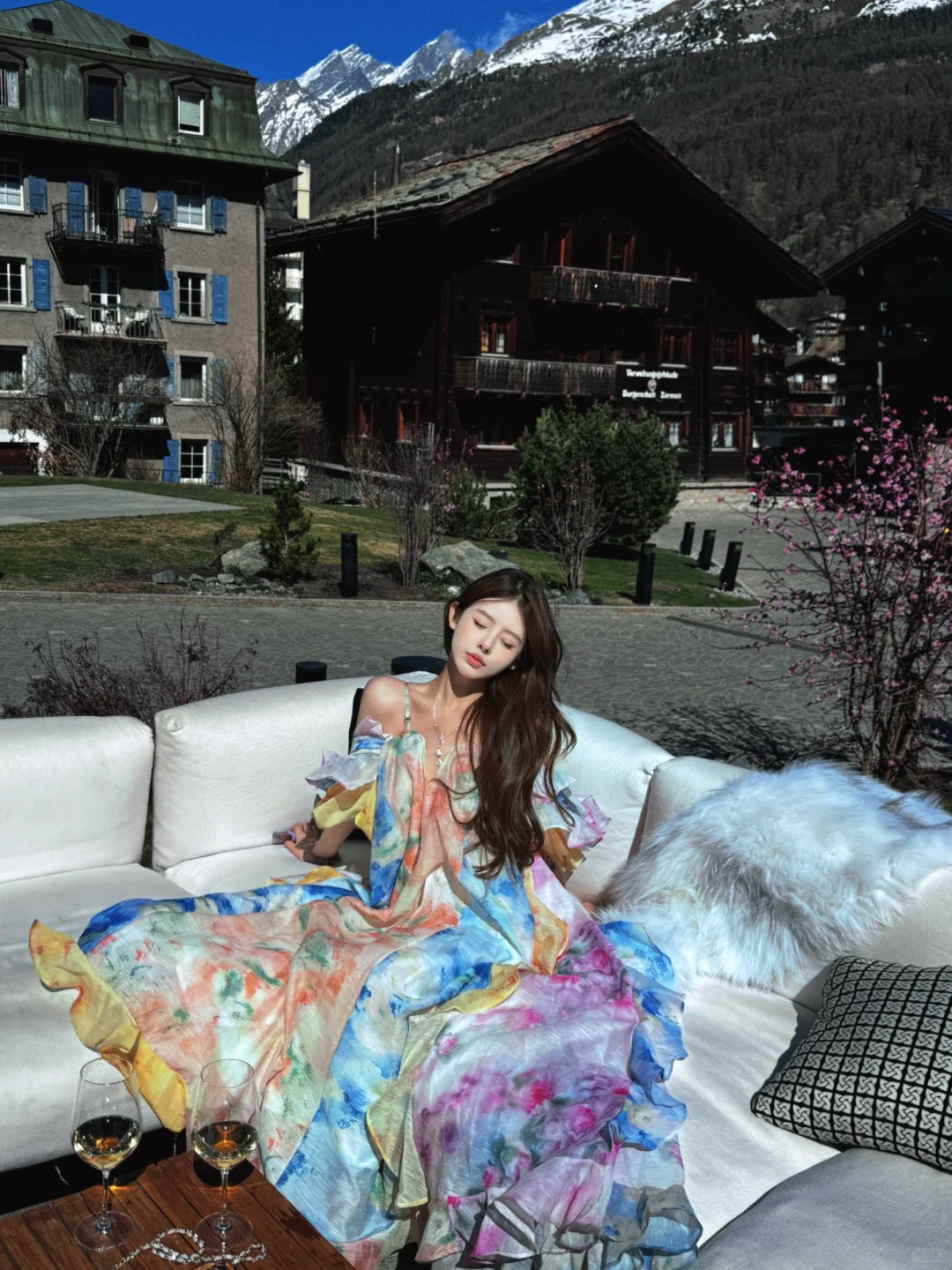 🇨🇭Zermatt采尔马特 雪山下的童话小镇..