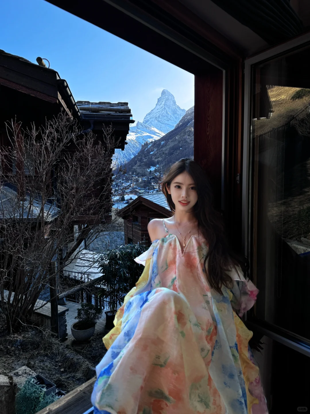 🇨🇭Zermatt采尔马特 雪山下的童话小镇..