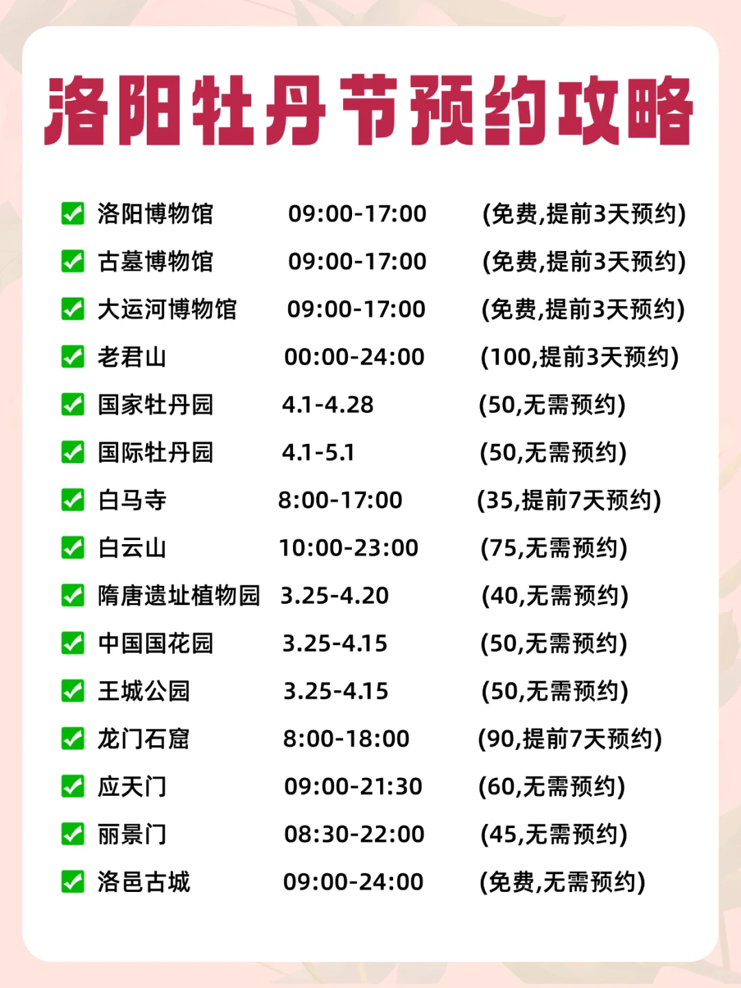 2025河南牡丹赏花攻略✅花期+隐藏玩法