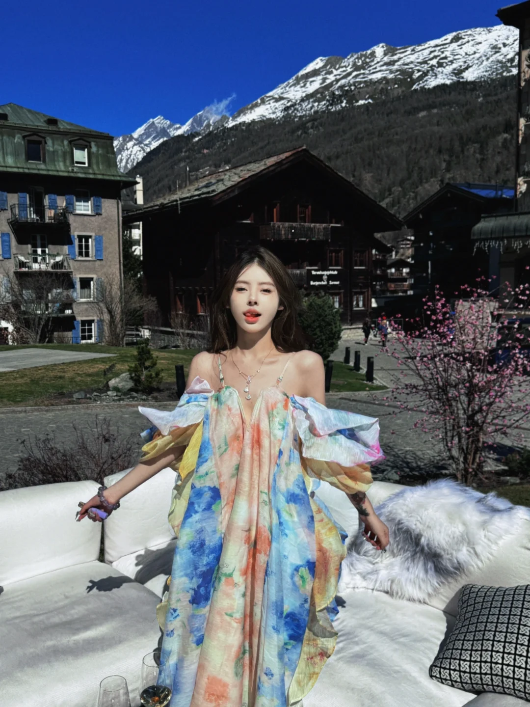 🇨🇭Zermatt采尔马特 雪山下的童话小镇..