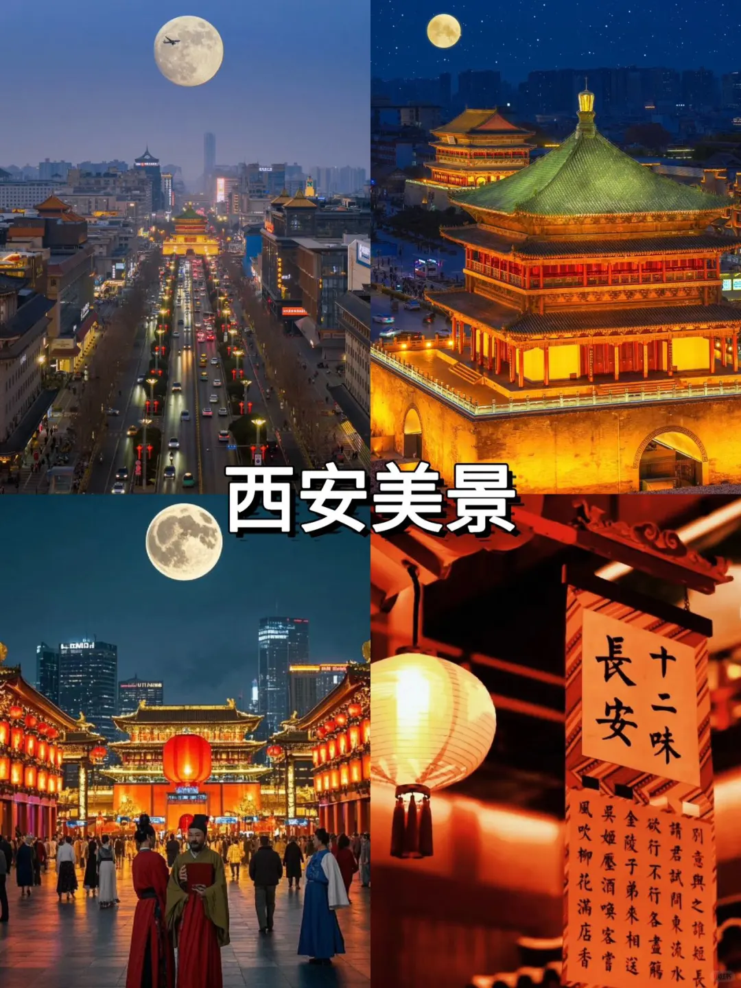 J人好恐怖[惊恐]闺蜜做的西安旅游攻略太详