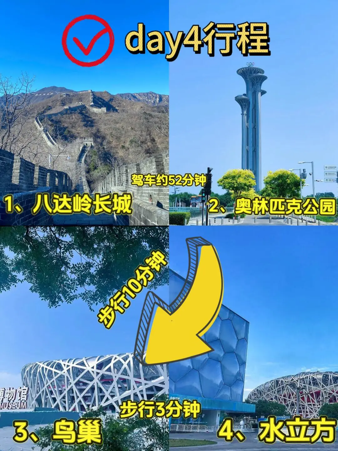 北京五天这么玩丨北京旅游丨行程安排