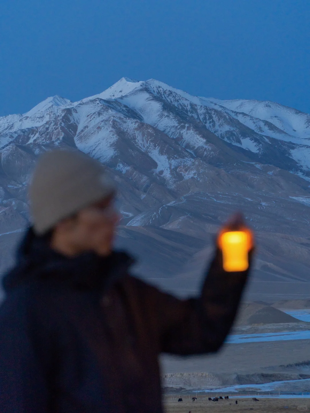 租车爆胎 却在这座吊桥上邂逅了日照金山…