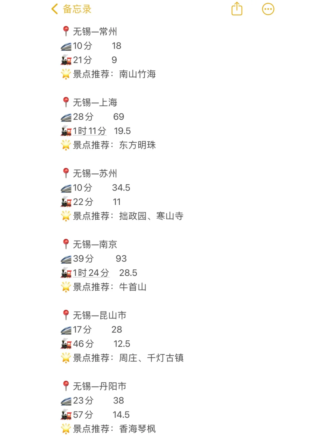 无锡100以内直达城市（周边游）更全版