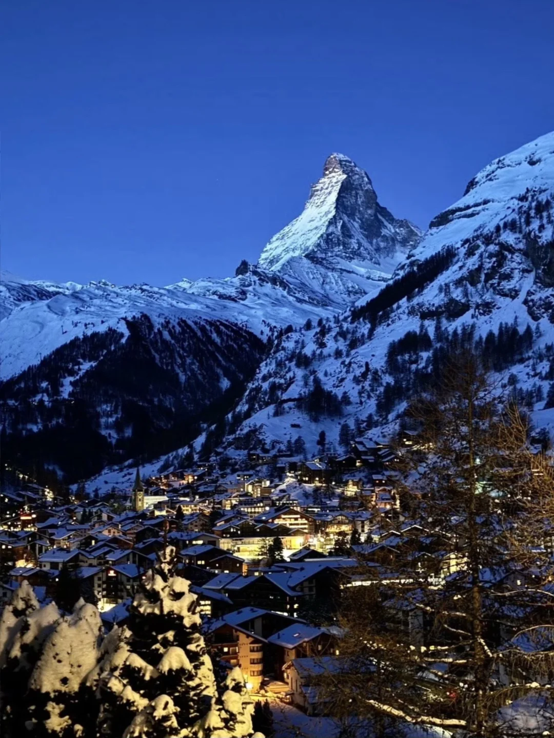 🇨🇭Zermatt采尔马特 雪山下的童话小镇..