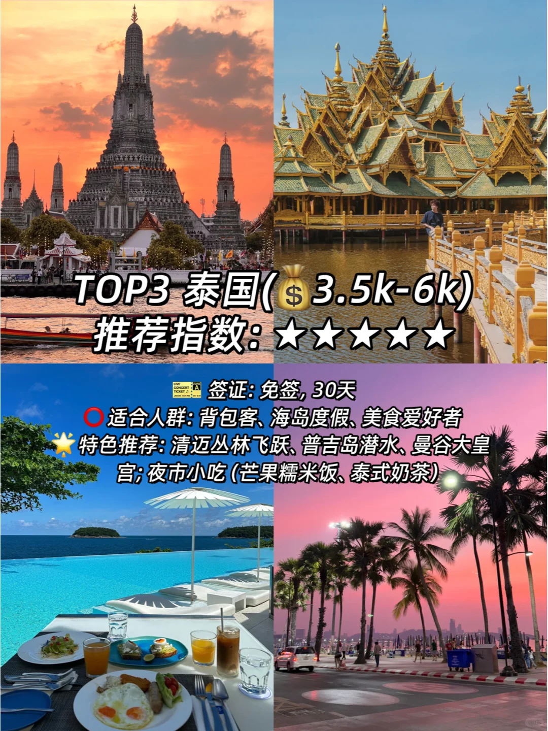 第一次出国去哪玩？必去TOP9国家盘点❗❗