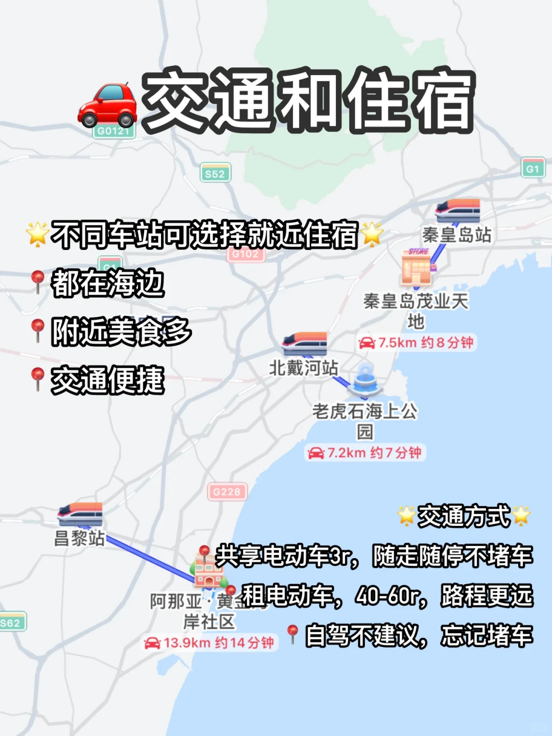 秦皇岛|3天2晚人均500💰,性价比超哇塞‼️