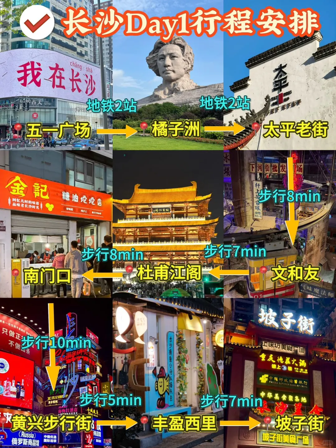 04女大📍长沙穷游/两天一夜真实旅游分享✌️