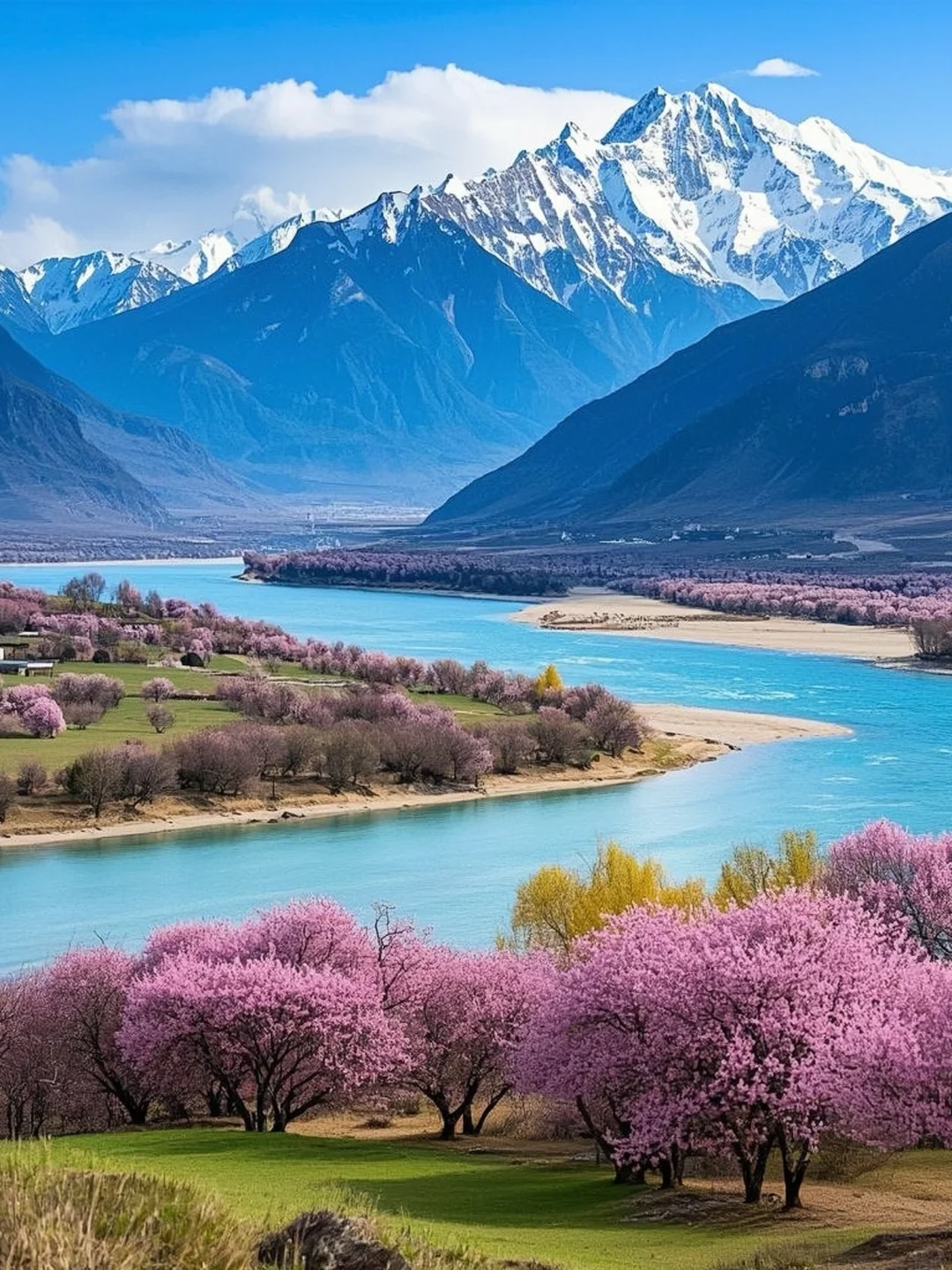 被《国家地理》点名的林芝桃花到底有多美❗️