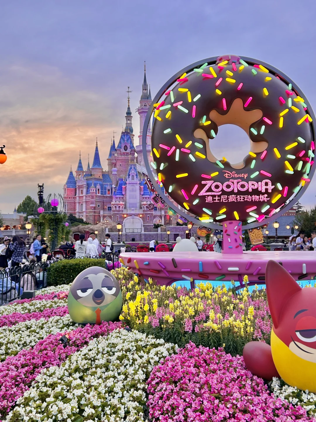 春天还得看迪士尼！！真的美疯了！