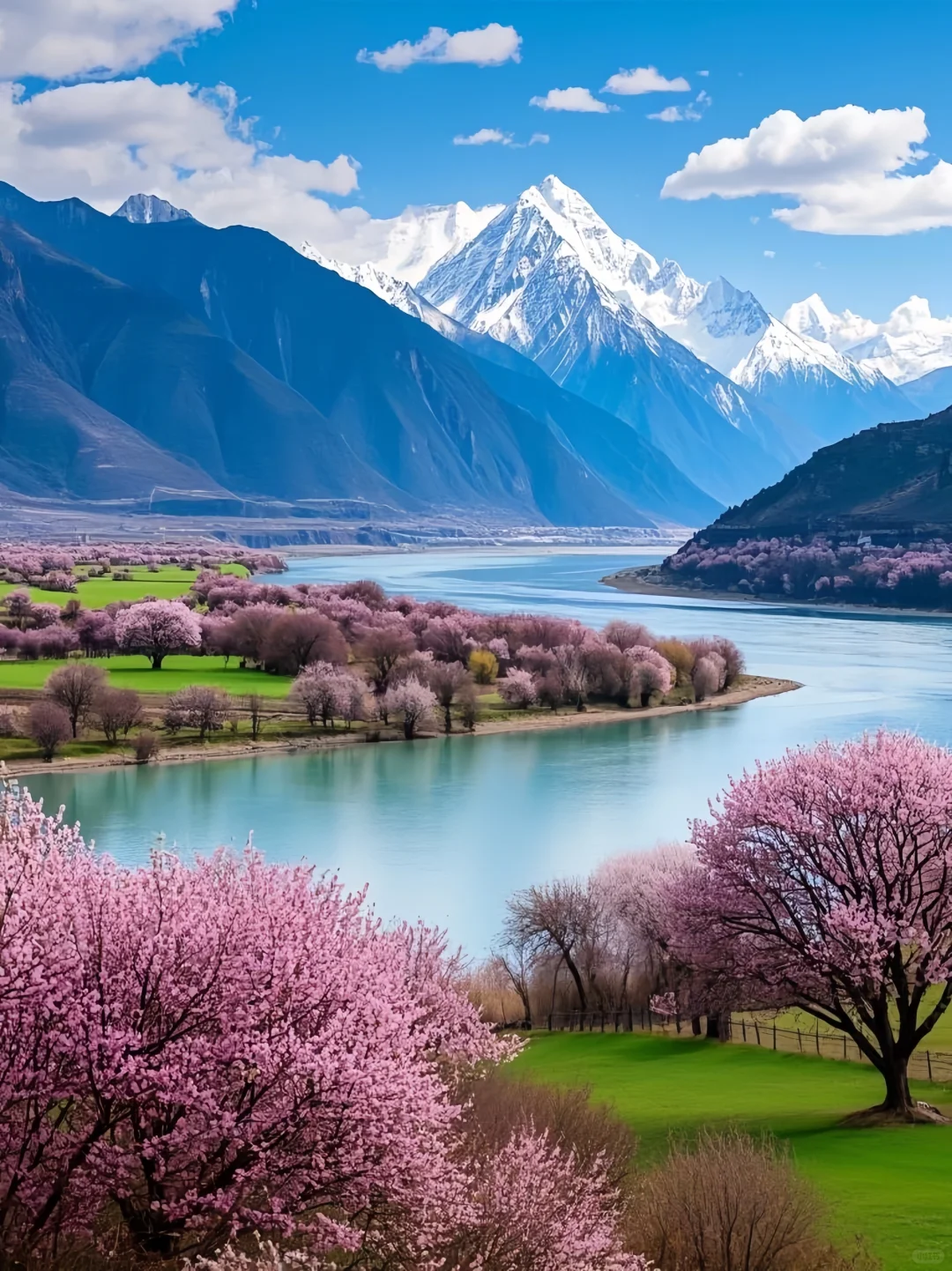 被《国家地理》点名的林芝桃花到底有多美❗️