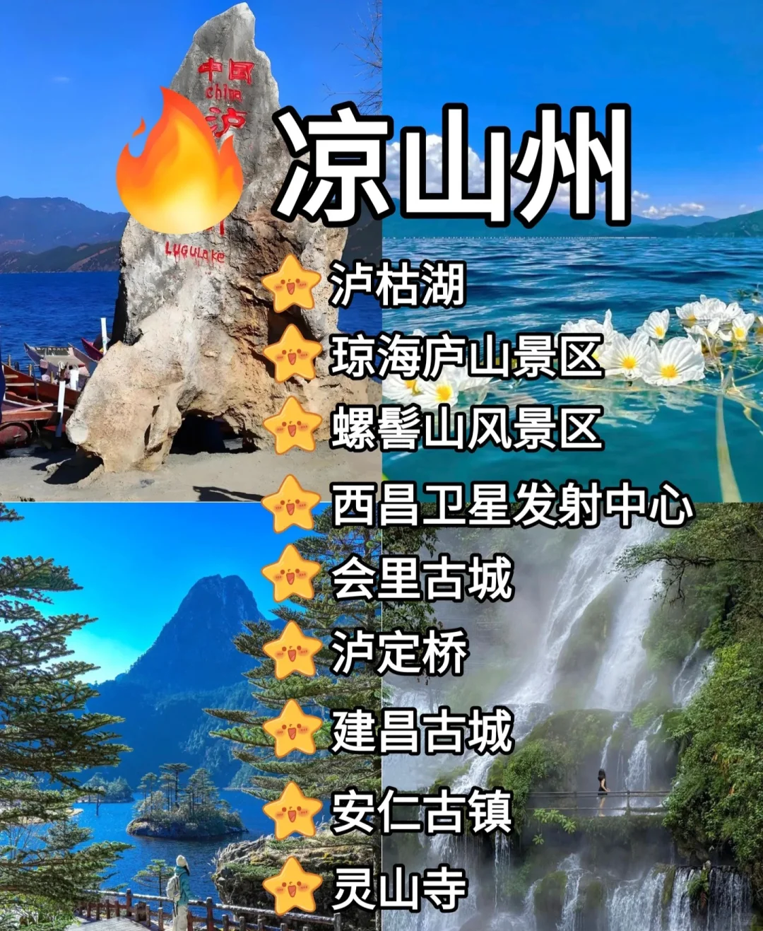 四川旅游景点整理出来了，宝子们准备🚗出发